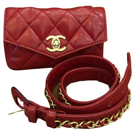 chanel belt bags|More.